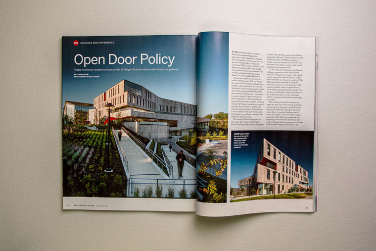Architectural Record Features Morgan State University Calvin & Tina Tyler Hall