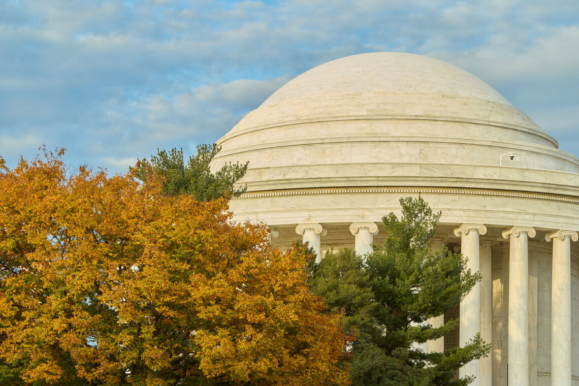 An Intensive Cleaning and Restoration Project Makes the Jefferson Memorial Sparkle