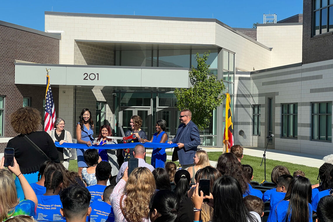 Ribbon Cutting Commemorates Opening of Waverley Elementary School